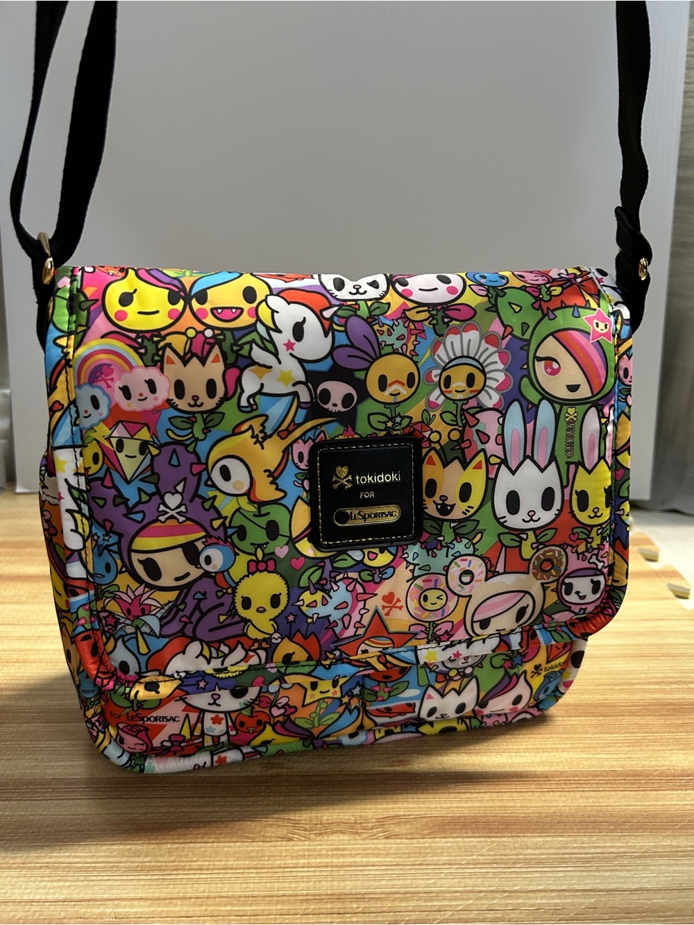 Tokidoki for LeSportsac Original Print Flap Crossbody Bag RARE